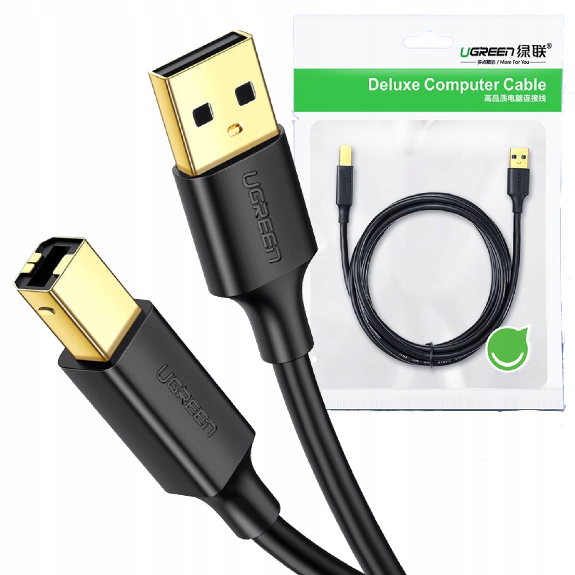 

Ugreen Kabel Usb 2.0 A-b Do Drukarki Skanera 3m