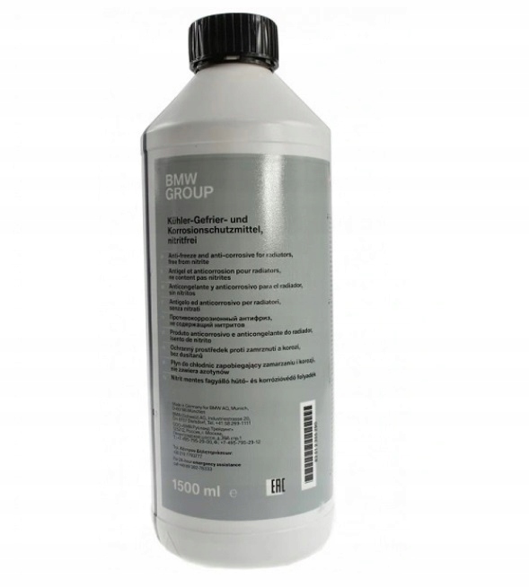 

Bmw Płyn Do Chłodnic 1.5L Koncentrat 1500ML Oryg