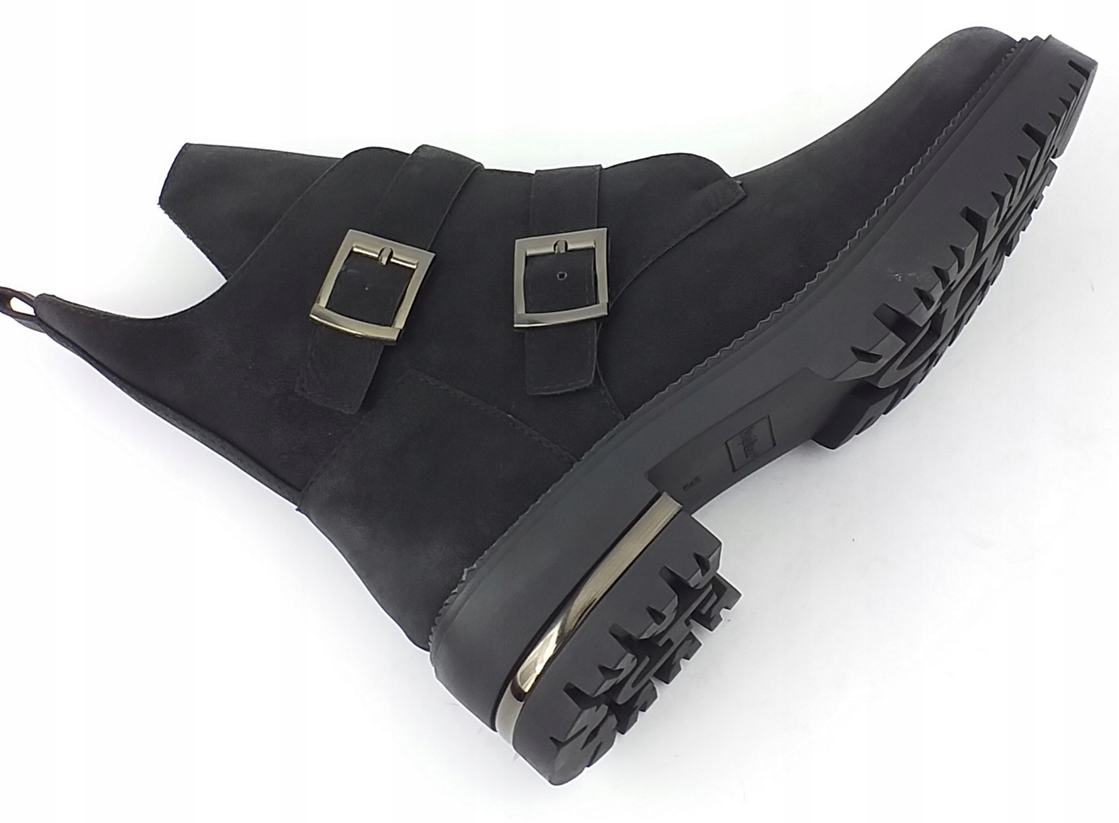 SERGIO LEONE TRAPERY MŁODZIEŻOWE OCIEPLANE 40 Kolor czarny