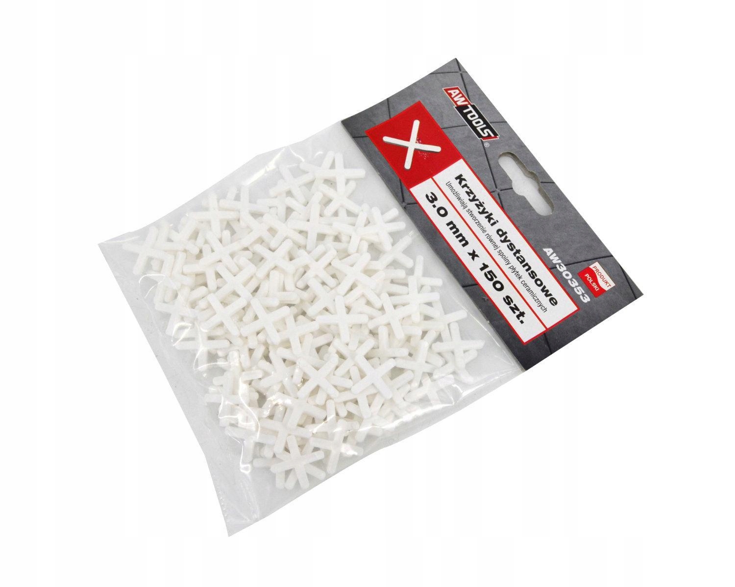 

Krzyżyki Dystansowe 2,5 mm 200 szt. Awtools