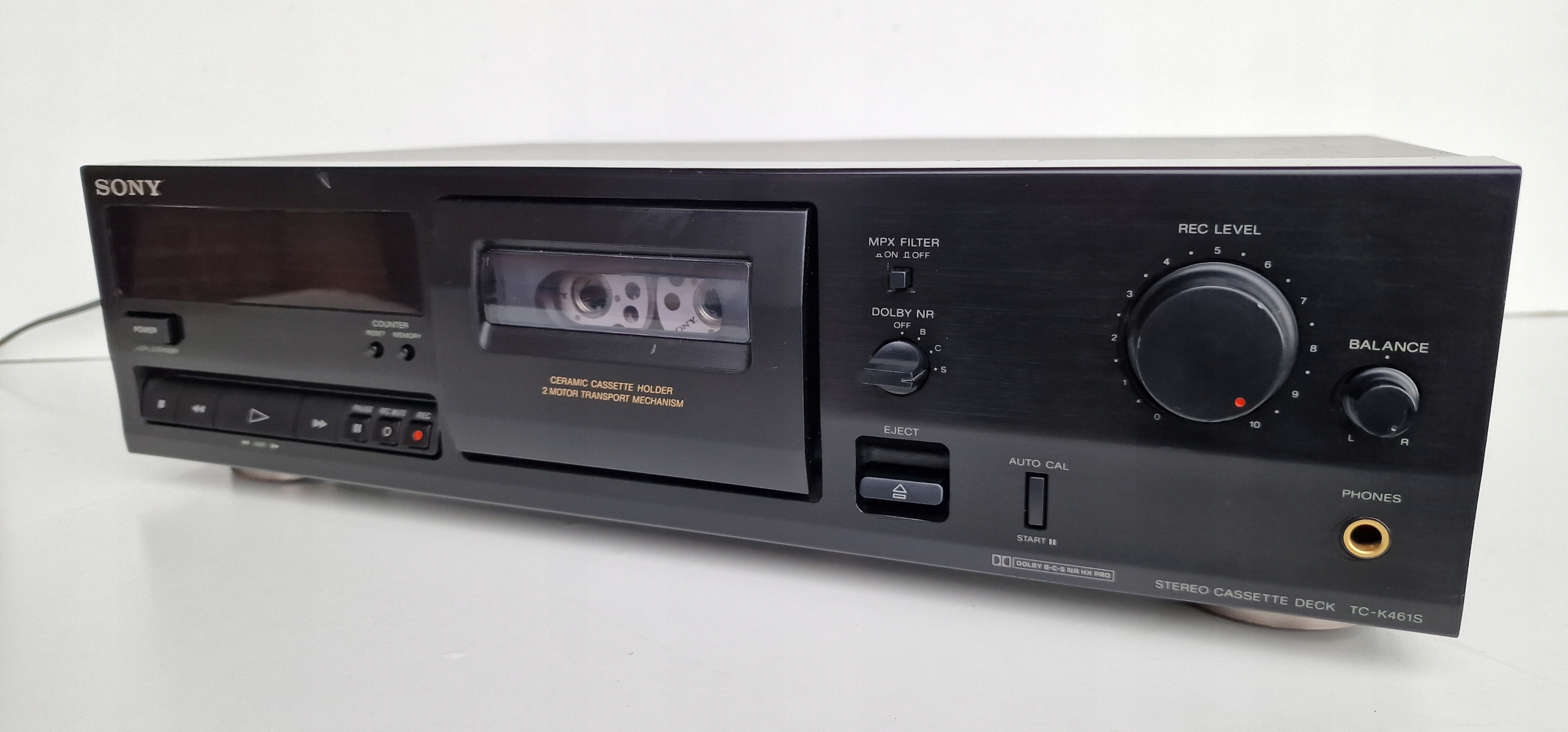 Magnetofon Sony TC-K461S casette deck Model TC-K461S