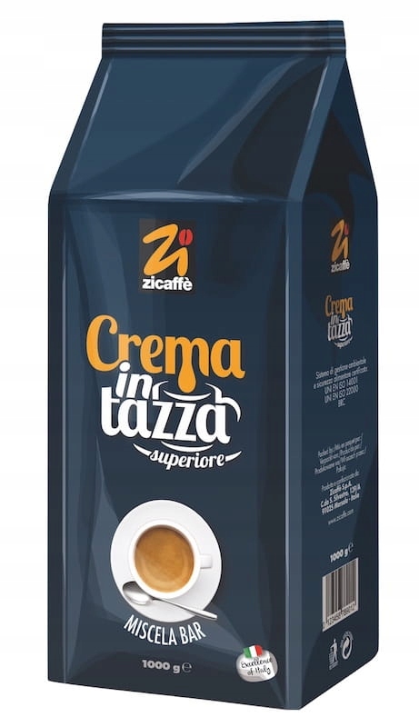 Kawa Zicaffe Crema in Tazza Superiore 1000g 70 proc. arabiki 01.2028