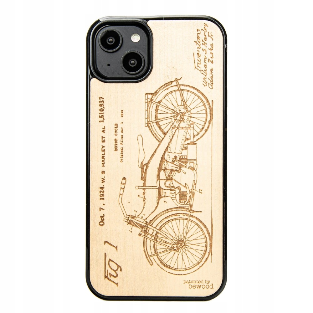 Pouzdro Bewood pro iPhone 14 Plus Harley Patent Aniegre
