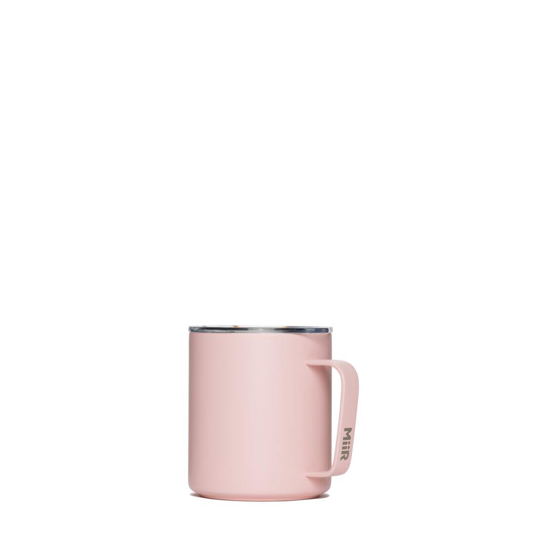 Termohrnek s uzávěrem MiiR Camp Cup 12oz 355 ml pastelově růžový