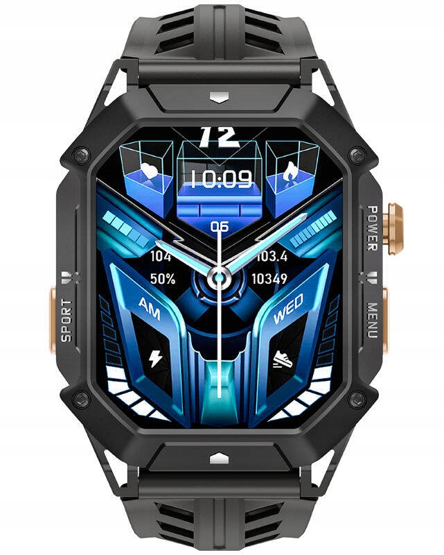 FEKETE OKOSÓRA RUBICON RNCF24 BESZÉLGETÉS PULZUS AKKUMULÁTOR 1000 mAh Márka Rubicon