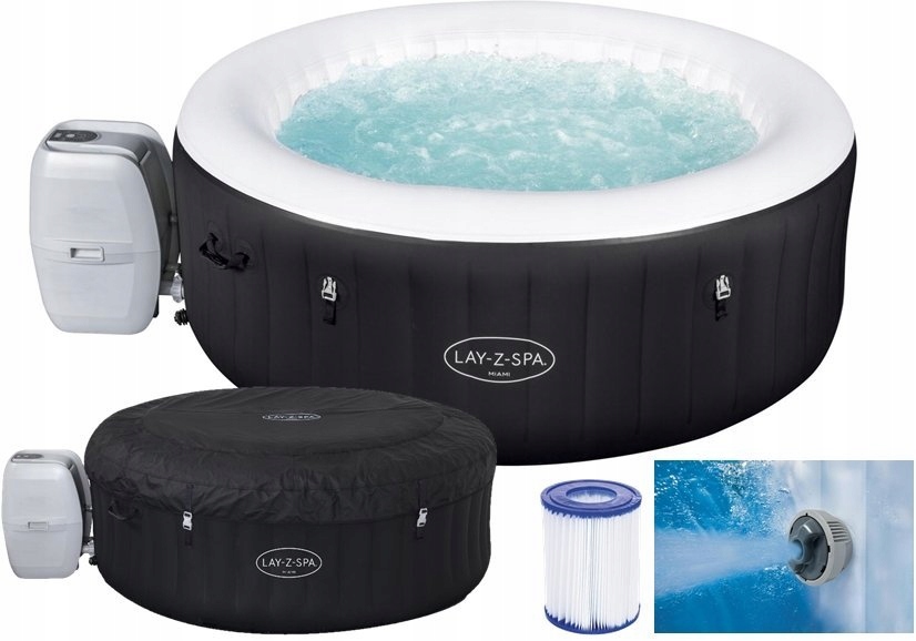 

Dmuchane Spa Jacuzzi 4 osobowe 180cm x 66cm 60001