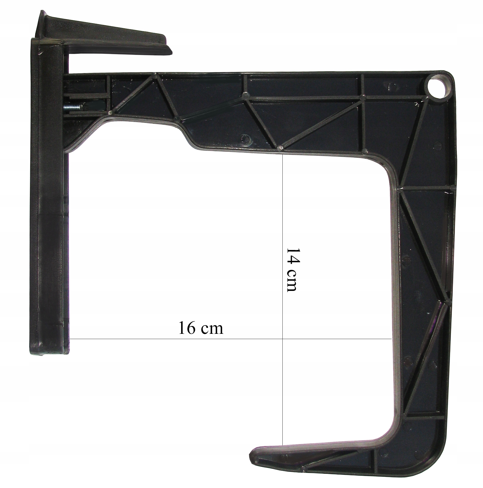 UCHWYT DO SKRZYNKI BRĄZ BALKONOWEJ Z REGULACJĄ