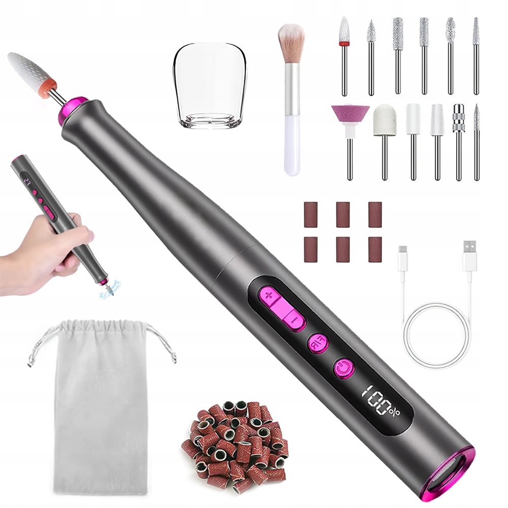 Sada Bruska Na Nehty Usb-multifunkční, Profesionální, Výkonná