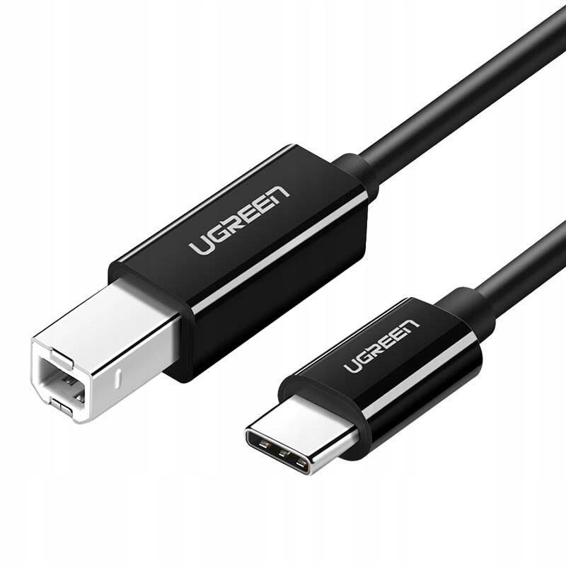 UGREEN MOCNY KABEL PRZEWÓD USB C DO USB B 2.0 DRUKARKA SKANER 480 MBPS 1M
