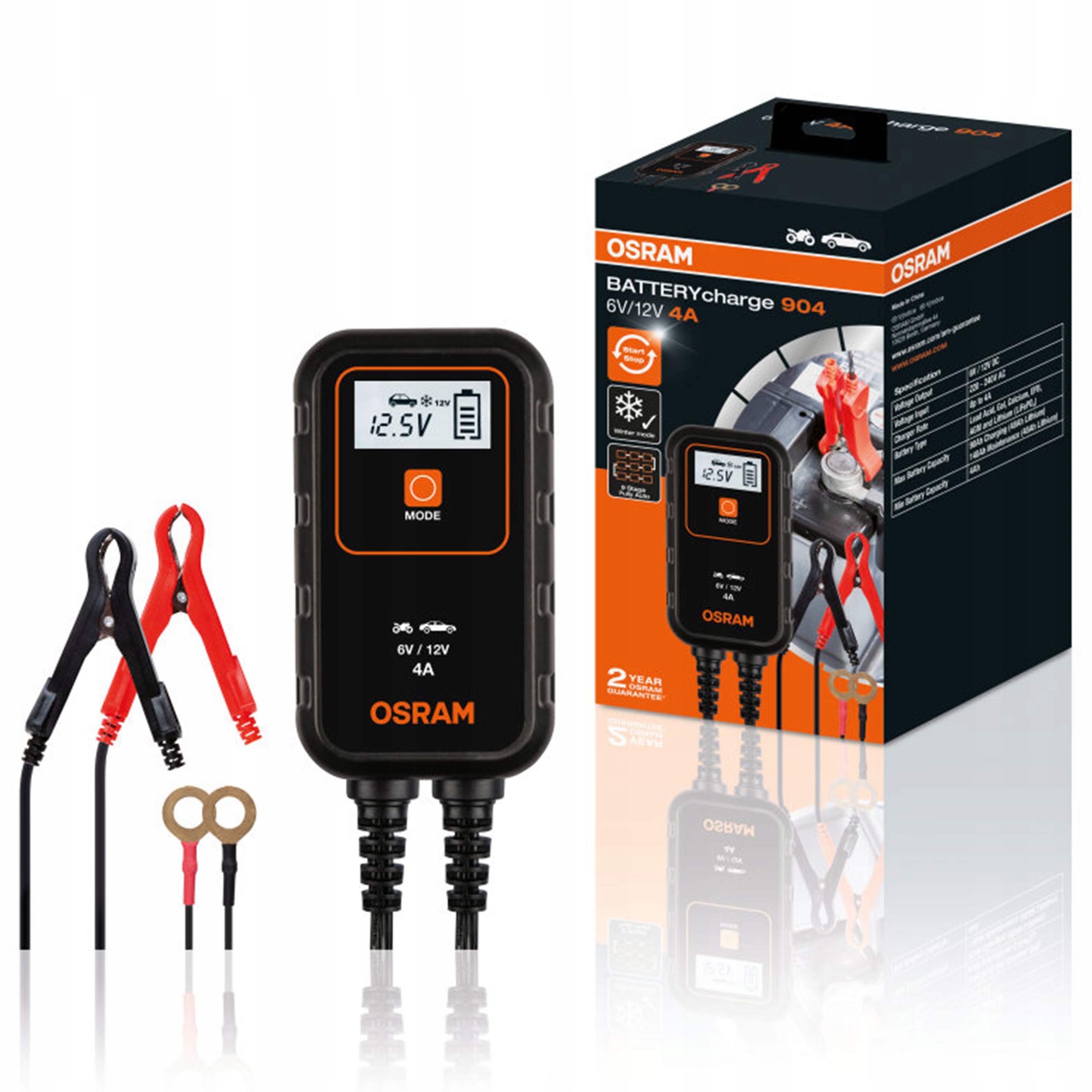 

Osram Prostownik samochodowy do akumulatorów 12V