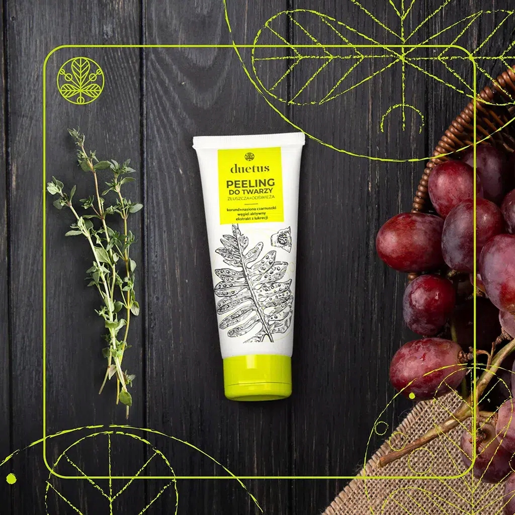 DUETUS Peeling do twarzy Rodzaj Drobnoziarnisty