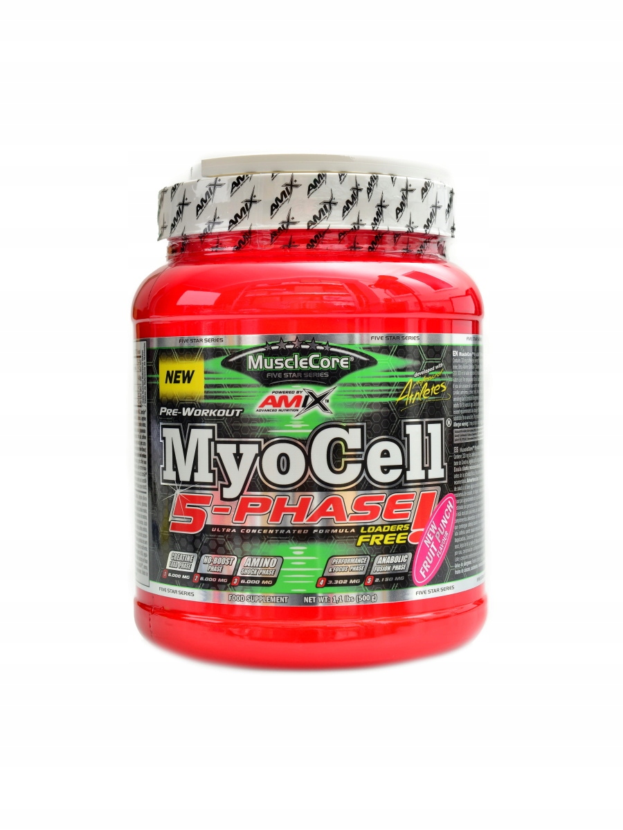 Amix Musclecore MyoCell 5 phase 500 g fruit punch