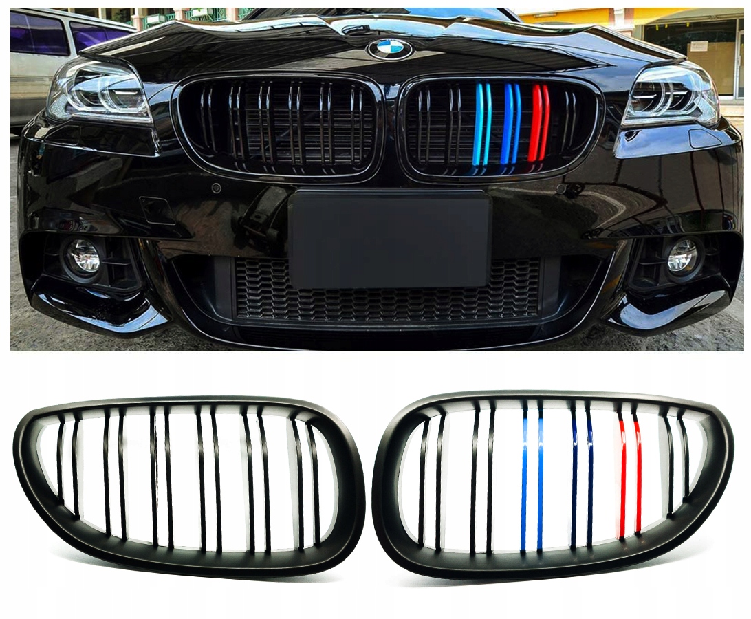 

Grill Nerki Bmw F10 F11 Czarny Matt M-pakiet Dual