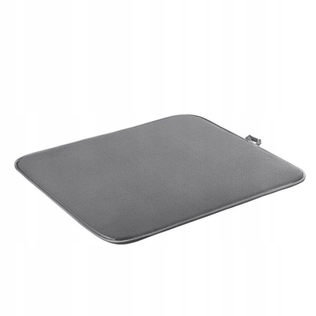 Levně Odkapávač Metaltex Softex šedý koberec (45 x 40 cm)