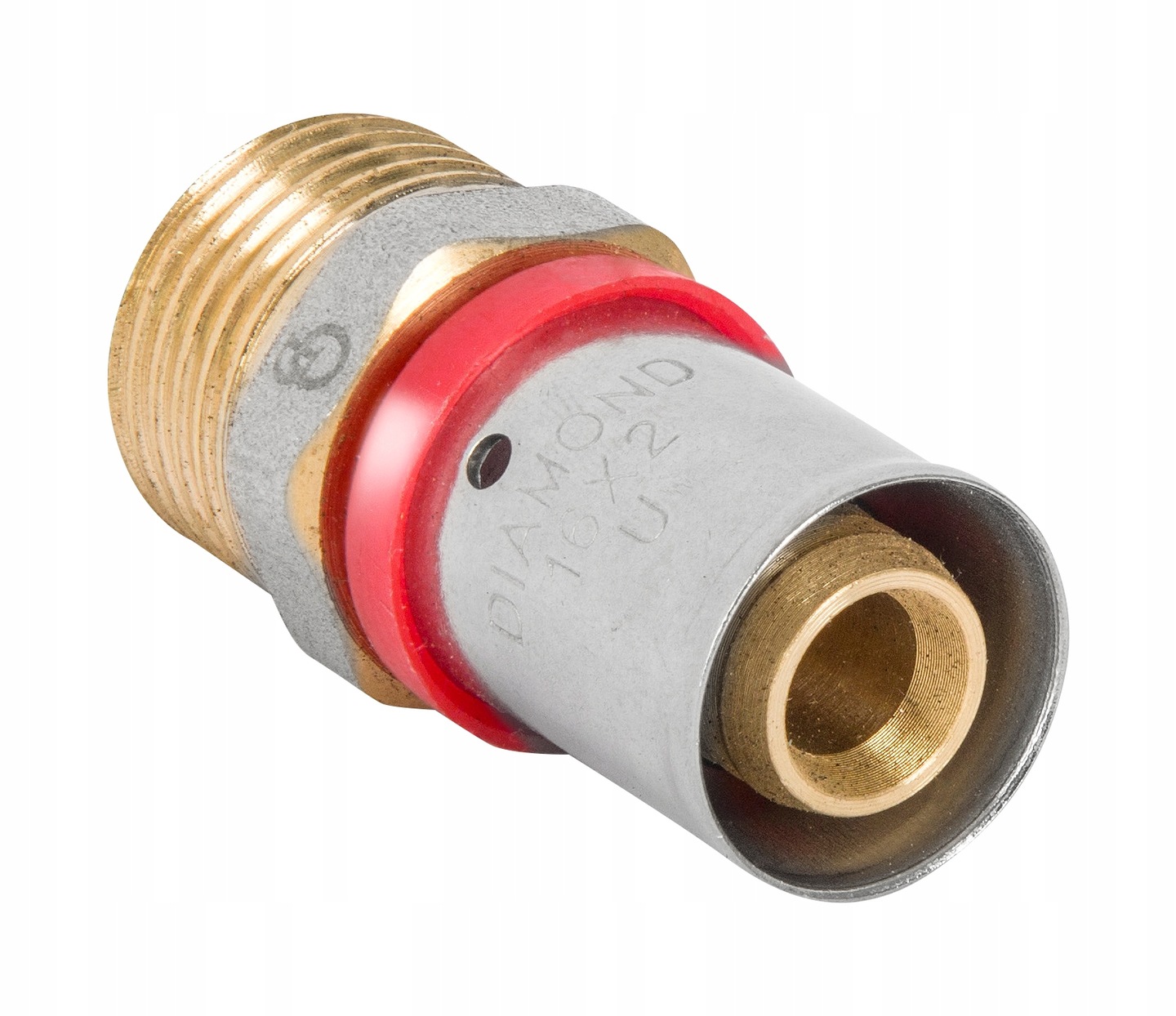 ZŁĄCZKA PEX ZACISKANA PRASA 16x1/2" GZ