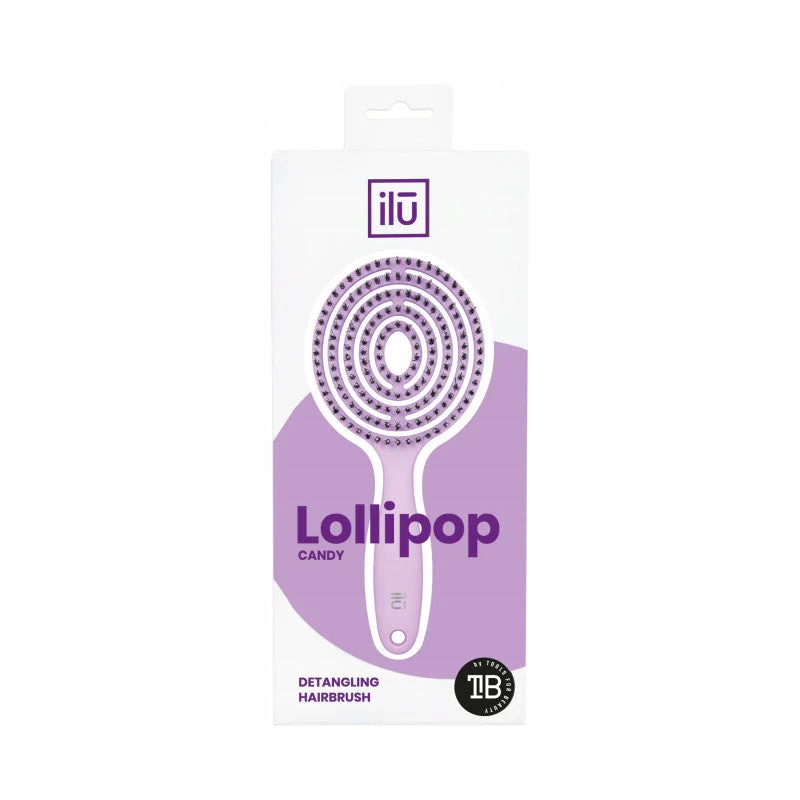 ilū Lollipop Candy Kartáč na vlasy, Fialový