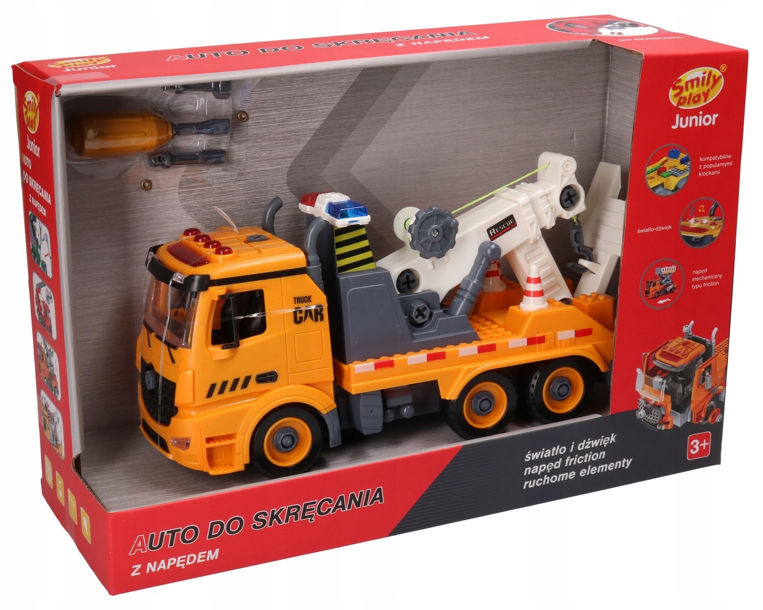 Auto Służby drogowe Dźwig do skręcania Smily Play
