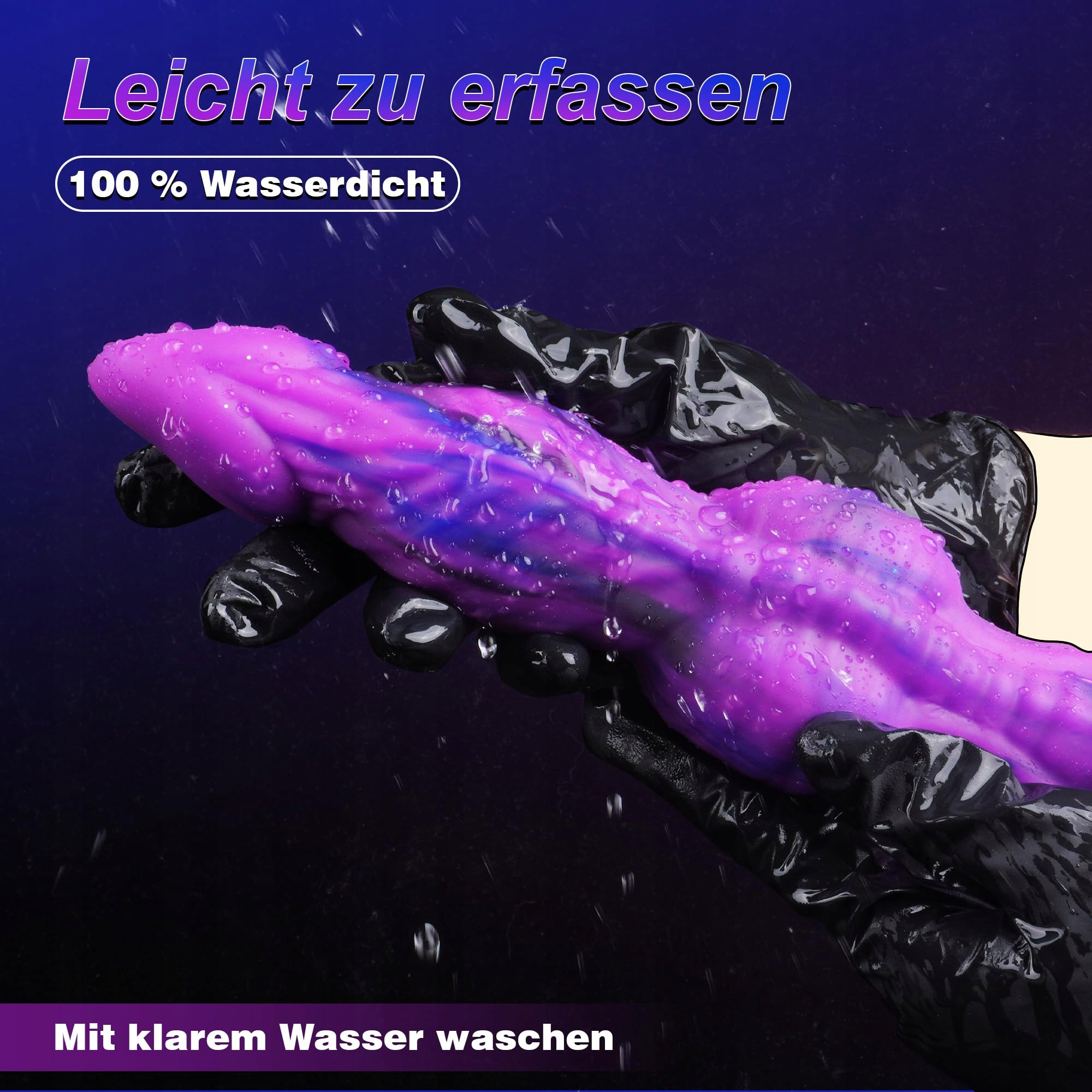 HORSE DILDO Silikonowy Dildo Fantasy 3 Kule Przyssawka 25cm Dla Par — miniatura 6