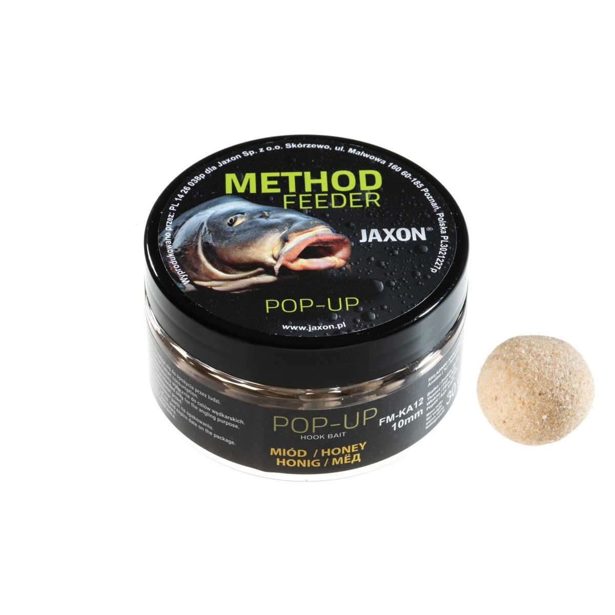 Kulki Jaxon Pop-up M. Feeder Miód 30g 10mm