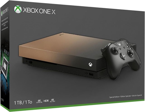 ORYGINALNY KARTON KONSOLA XBOX ONE X 1TB Gold Rush