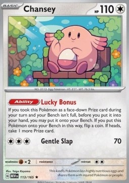 Pokemon Tcg Mew 151 Holo Chansey (mew 113)