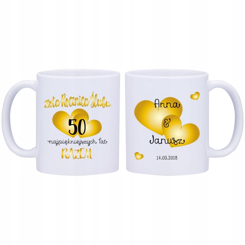 

2x Kubek 50 Rocznica Ślubu W331