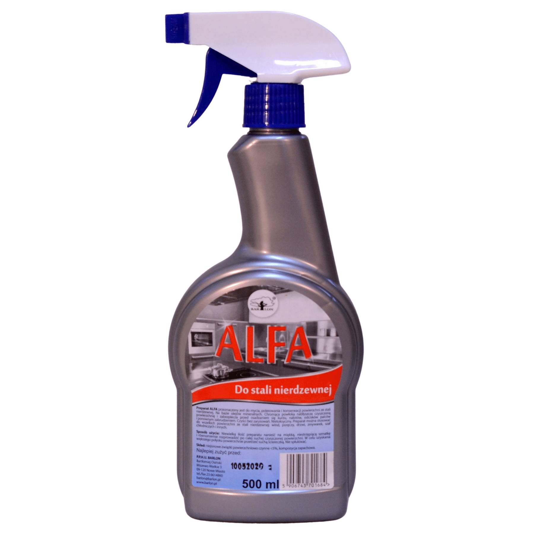 

Preparat do powierzchni ze stali nierdzewnej Alfa