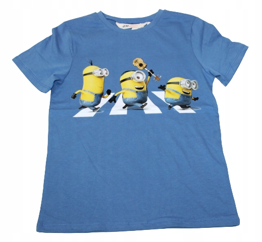 

Koszulka t-shirt Minionki 122/128 cm 7-8 lat H&m