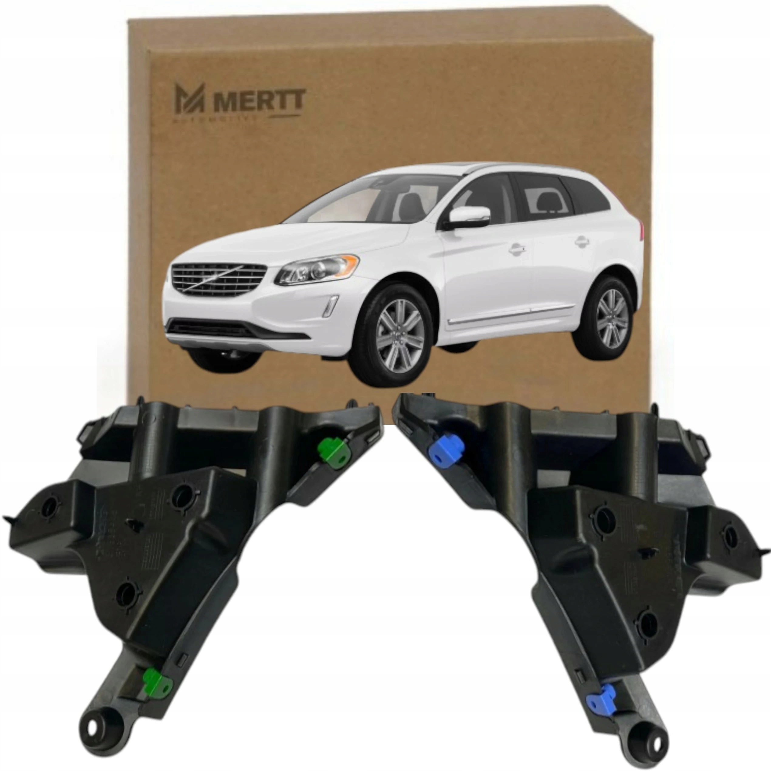 Sada x2 Skluzák Pravý Levý nárazník držák uchycení Volvo XC60 13-17