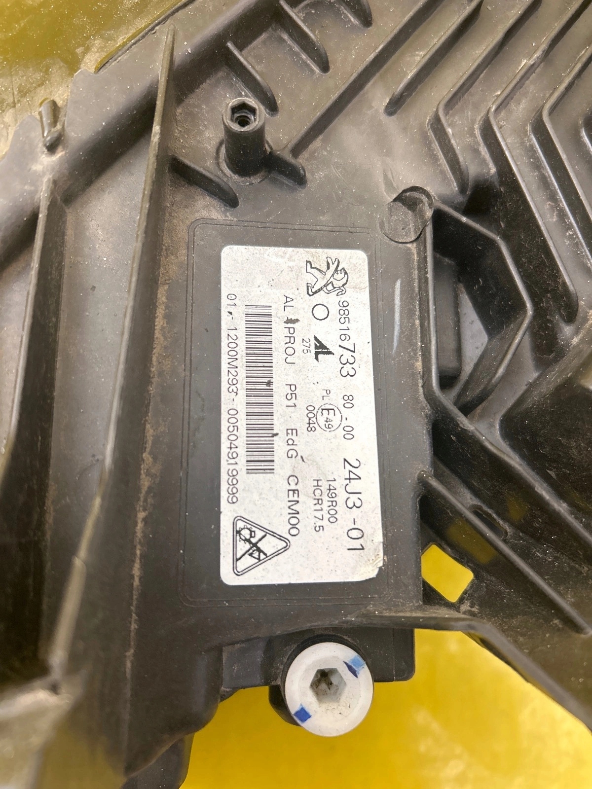 light left front Peugeot 308 III T10 P5 Led 2021- 9851673380