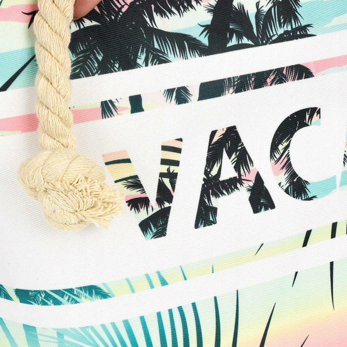 Duża torba plażowa torebka summer na lato pojemna Wzór dominujący bez wzoru