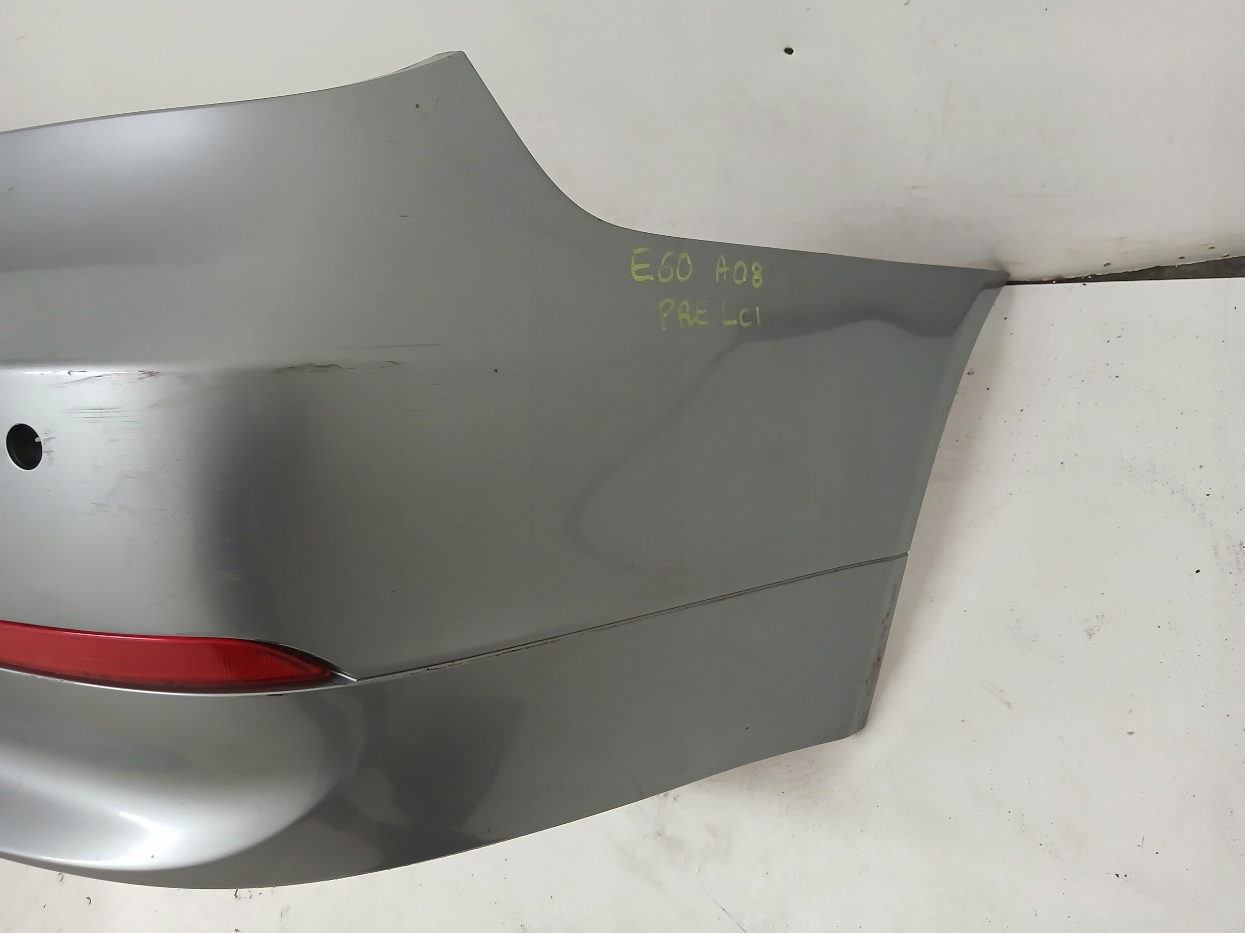 bumper rear rear part BMW E60 SILBERGRAU A08/7