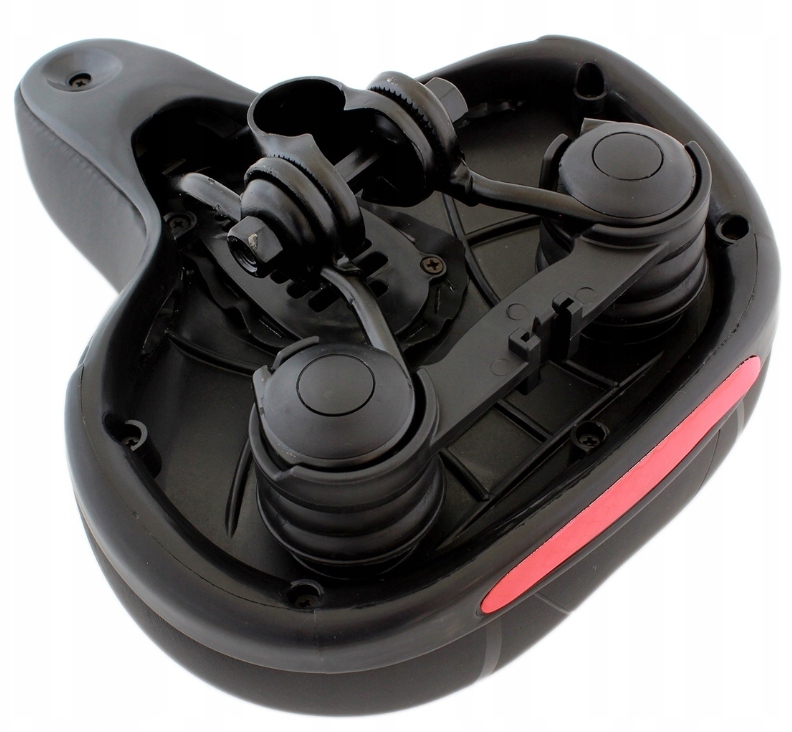 Siodełko Rowerowe ICRO Lampka Rowerowa Przód Tył LED Wodoodporna Zestaw Model Lampki + Wygodne Siodełko Rowerowe