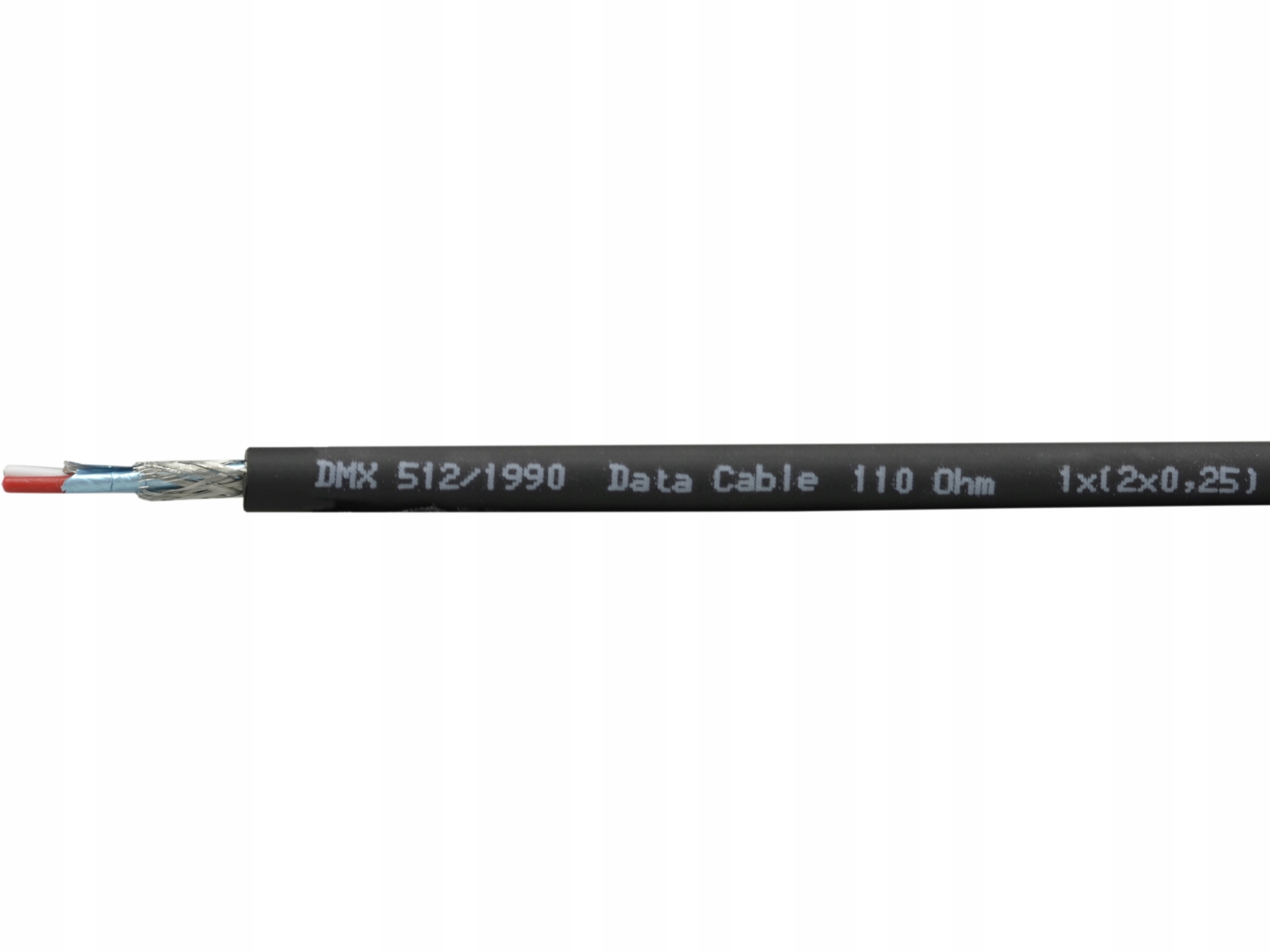 Kabel przewód DMX AES 110 Ohm 2x0,25 BITNER LP0214 Typ przewód