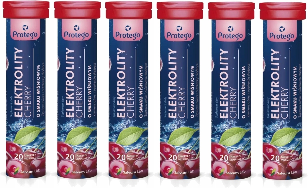 Protego Elektrolyty Cherry 6x20 šumivých tabliet Electrolytes