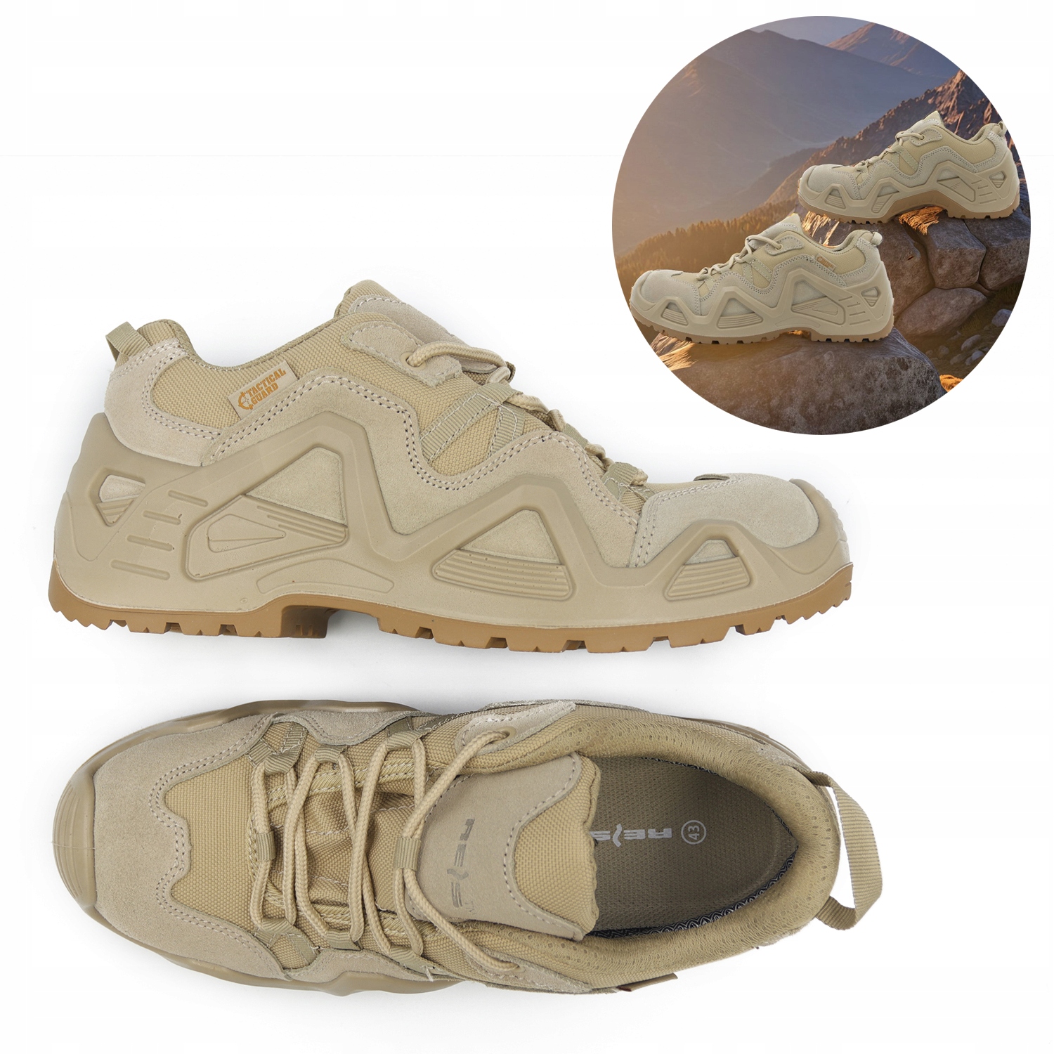 BUTY MĘSKIE TACTICAL GUARD TAKTYCZNE TREKKINGOWE MILITARIA PAINTBALL MOTOR