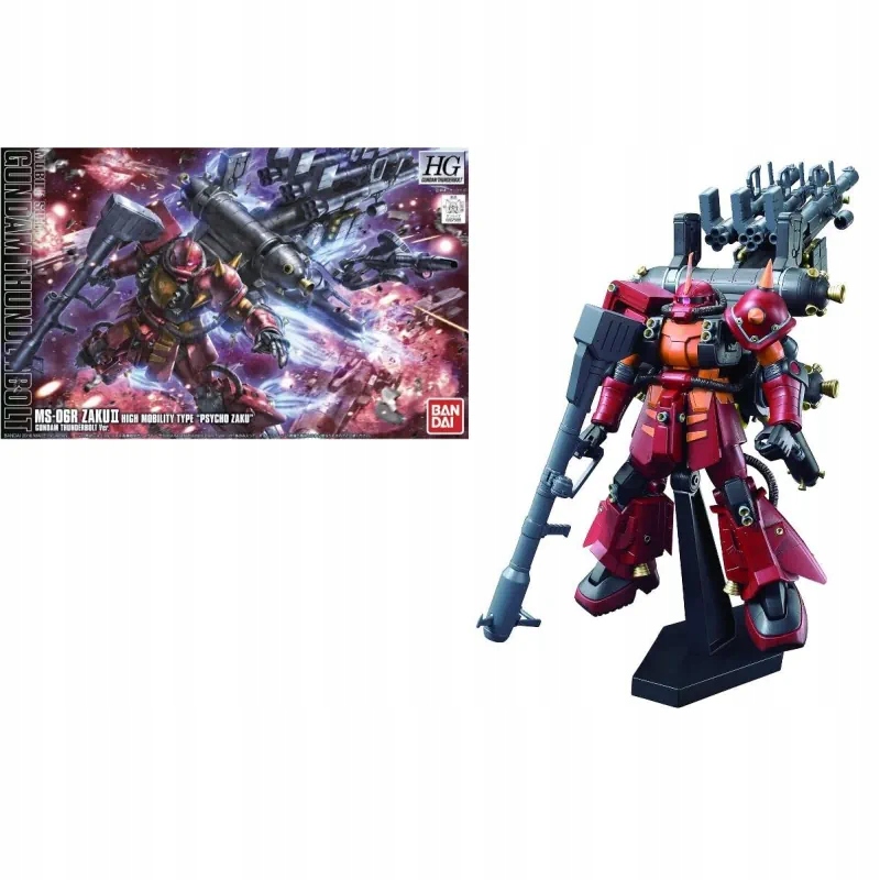 Model Figurky Gundam High Grade Gunpla: Zaku II High Mobility „Psycho Zak“