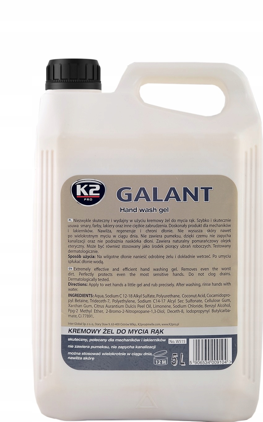K2-GALANT REFIL 5L PACHNACY DO MYCIA RAK W515 K2