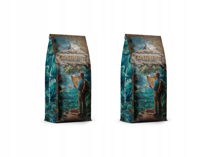 Kawa ziarnista Blue Orca Coffee Continents 2 2 x 1 kg