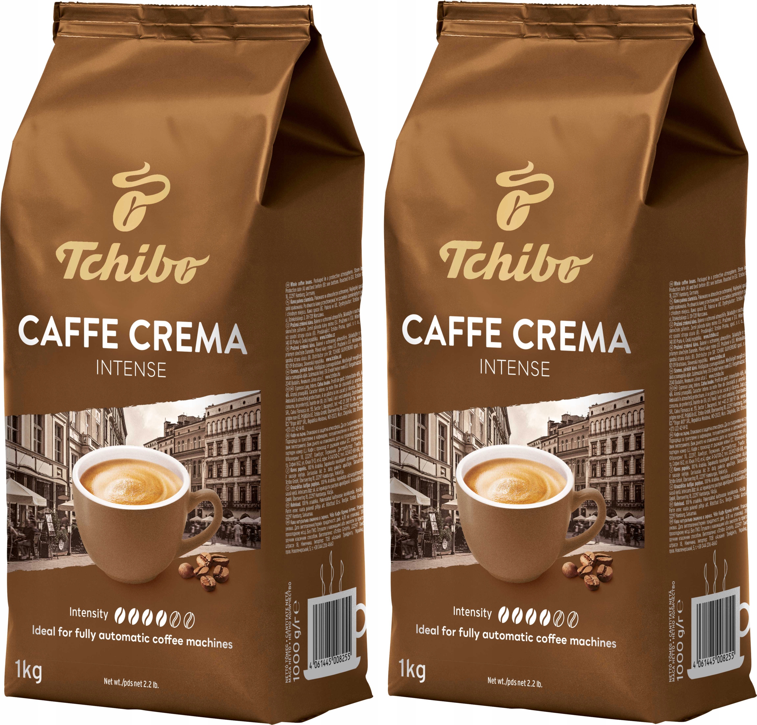 Levně Káva zrnková Tchibo Caffe Crema Intense 2 x 1 kg