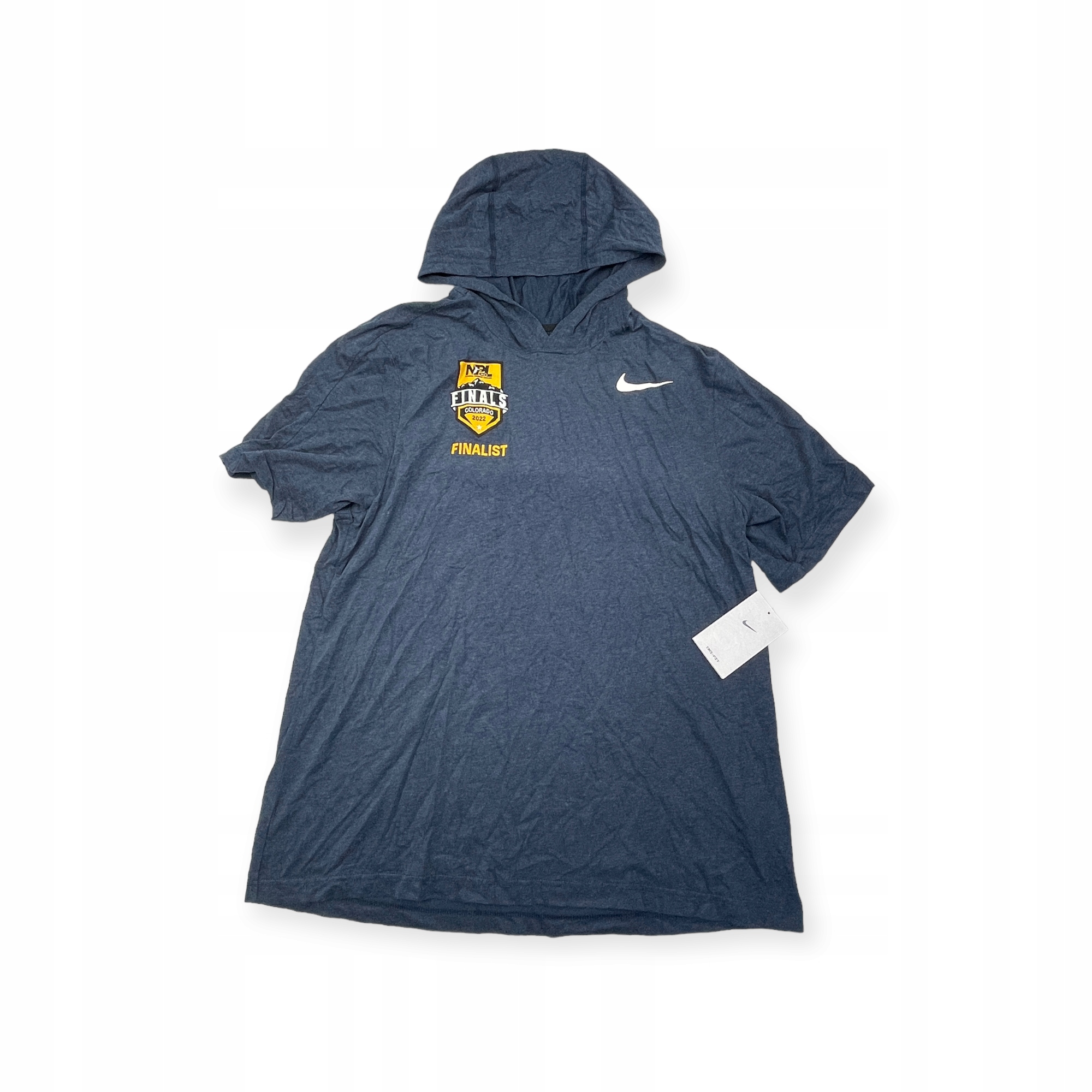 Sportovní pánská mikina s krátkým rukávem s kapucí Nike L