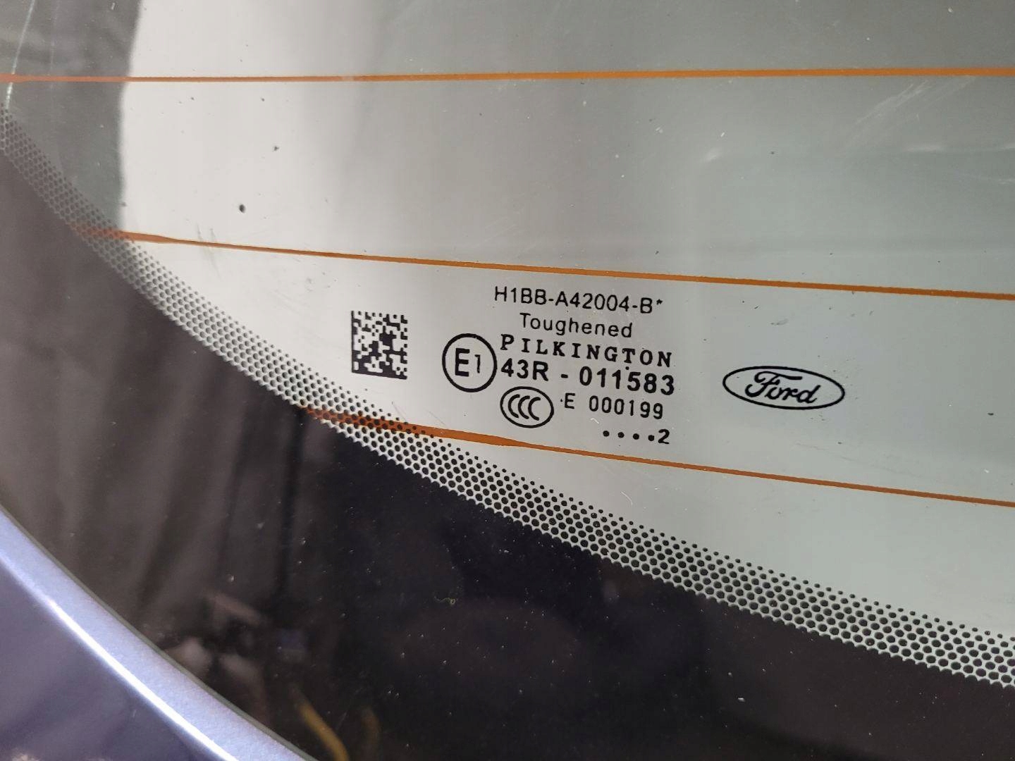 trunk door boot Ford Fiesta MK8 2017 -2023