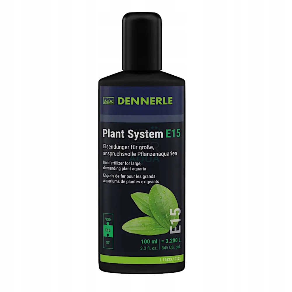 Hnojivo Obsahující Železo Dennerle Plant System E15 100 ML Pro Rostliny
