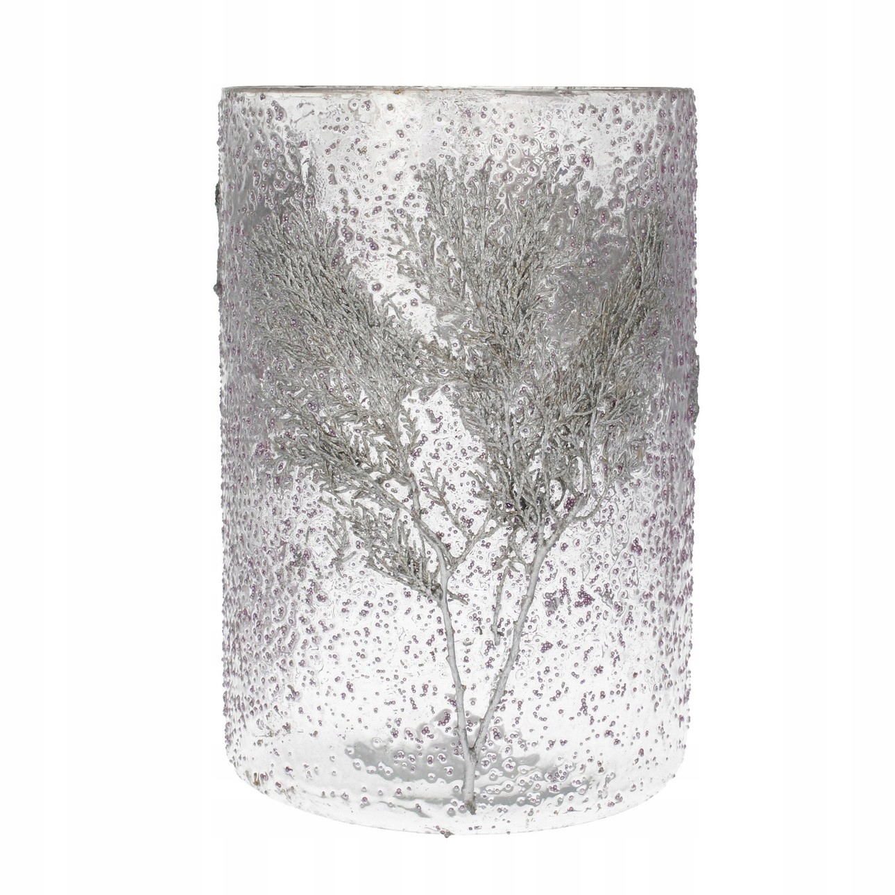 Svietnik Twig II ⌀20 cm silver, sviatky, 20 x 30 cm