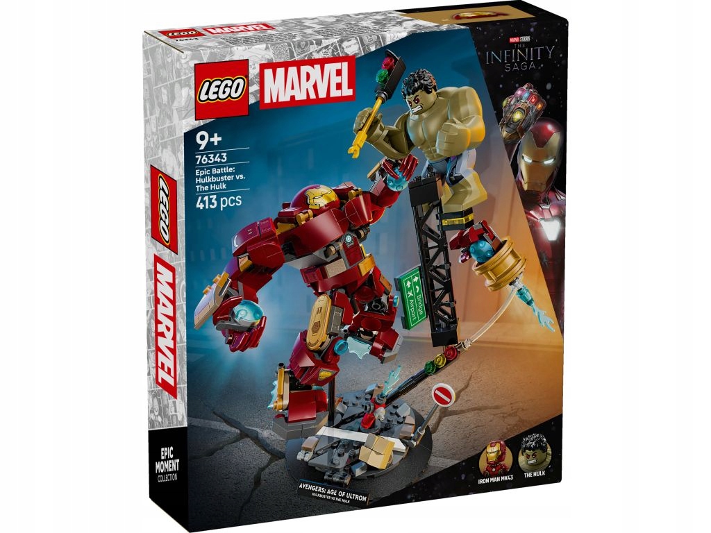 Lego 76343 Heroes Epická bitva: Hulkbuster versus Hulk
