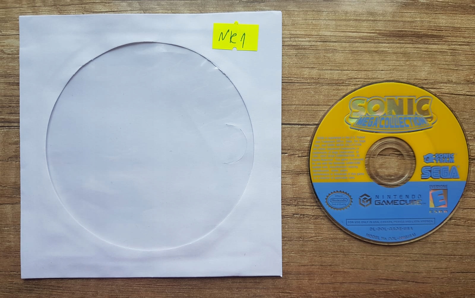 Sonic Collection NTSC Nintendo GameCube NIE DZIAŁA Platforma Nintendo GameCube