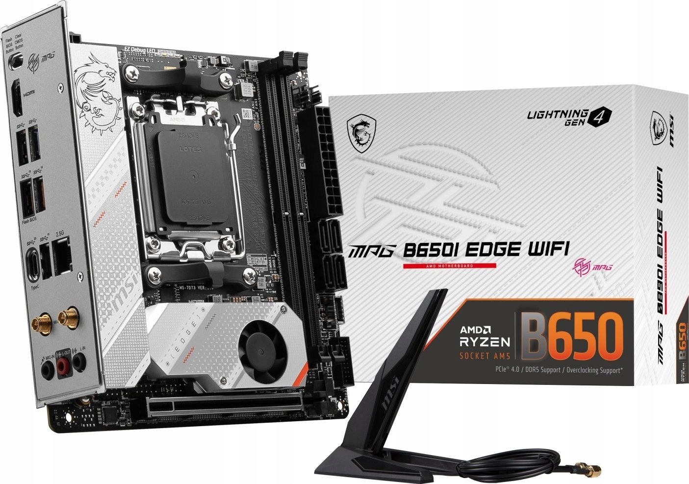 Материнская плата MSI MPG B650I EDGE WIFI AMD AM5 DDR5