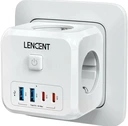 Listwa zasilająca Lencent złodziejka rozgałęźnik ładowarka 2xUsb A,2x Usb C
