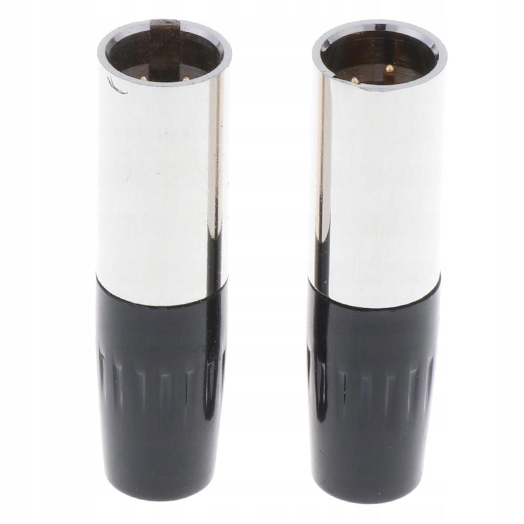 2-pakowe złącze mikrofonowe mikrofonu audio XLR,