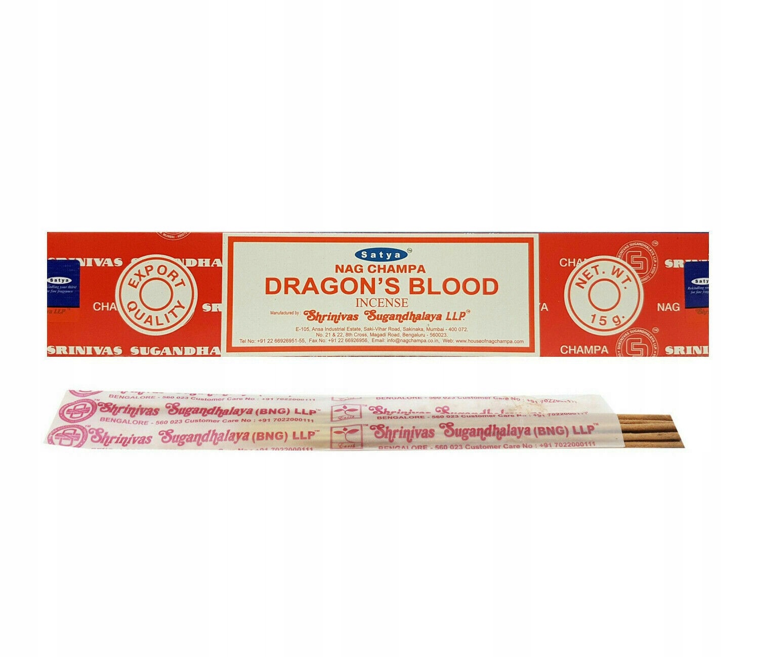 

Kadzidła Dragon's Blood Smocza Krew Satya Indie